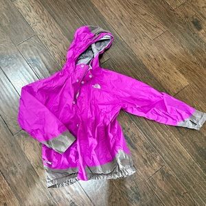Girls North Face Rain Coat